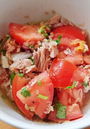 รูปของ Pico de Tuna สลัดทูน่าน้ำส้ม โลว์คาร์บ