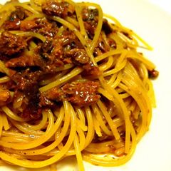 A picture of Exquisite Pasta with Canned Saury.