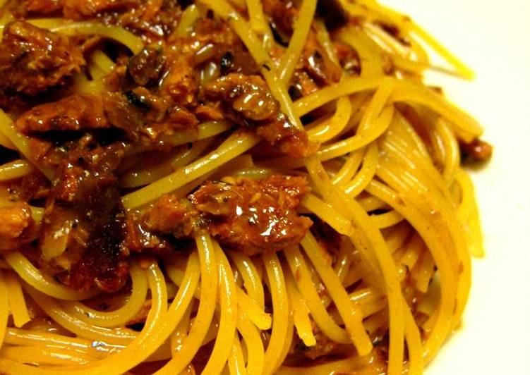Exquisite Pasta with Canned Saury