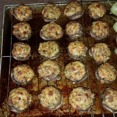 A picture of Stuffed mushrooms.