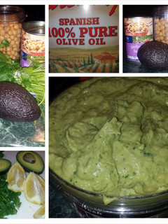 A picture of Avocado Cilantro Hummus.