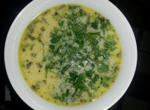 A picture of Thick Chicken Soup Hungarian Style.