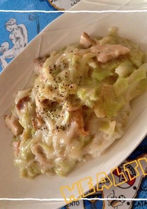 A picture of Low-Calorie & Easy Shirataki Cream Pasta.