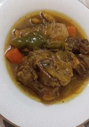 عکسی از دستور چلوگوشت مجلسی