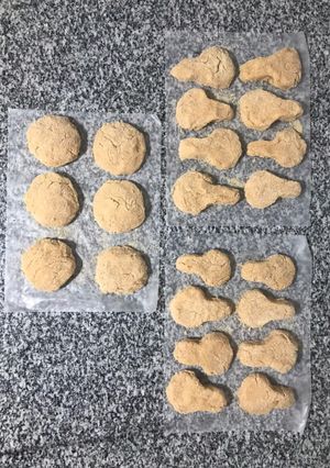 Una foto de Nuggets (o formitas) de pollo keto