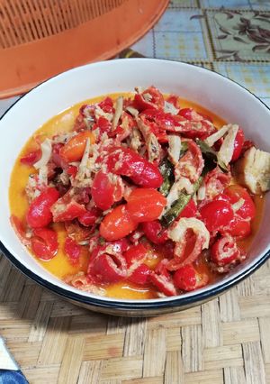 Foto resep Sayur Godok Kulit Melinjo (Cangkang Tangkil)