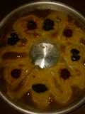 Rosca de Pascua con pasas de uvas