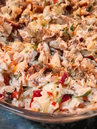 How To Prepare Salad Apel Yunani which So Delicious