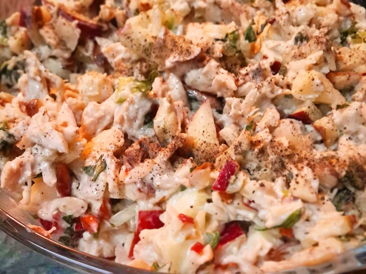 How To Prepare Salad Apel Yunani which So Delicious