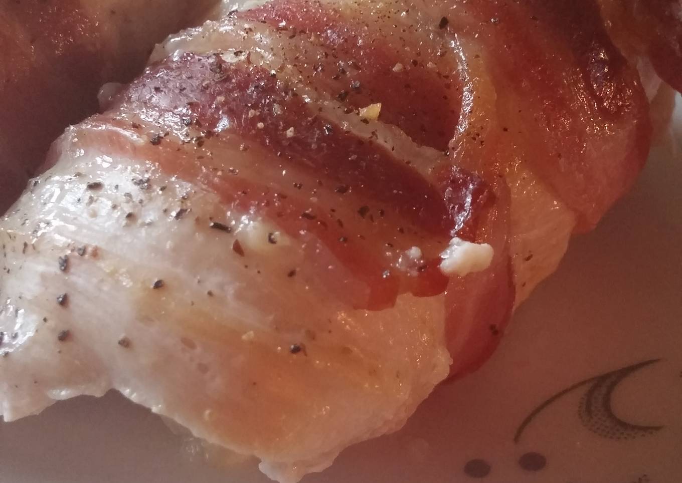 Bacon Wrapped Cream Cheese Stuffed Chicken Breast