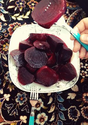 عکسی از دستور لبو خوشمزه من برا همسرم😋