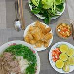 Hình của món Phở bò.