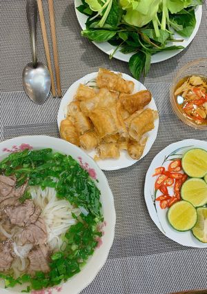 Hình của món Phở bò.