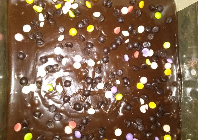 Brownies panggang fudgy