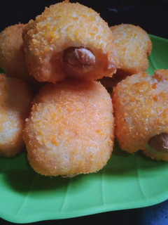 Foto resep Roti goreng isi sosis