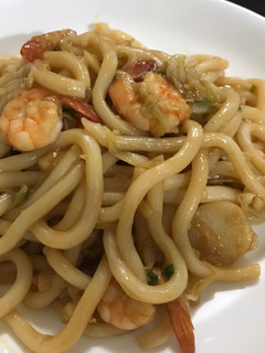 Foto resep Garlic Shrimp Udon