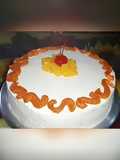 Pastel tres leches de durazno