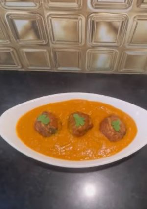 A picture of Lauki kofta.