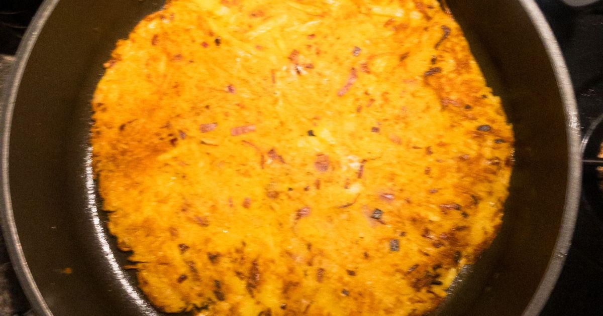 Schneller Riesen Puffer / Rösti Rezept von Lisa - Cookpad