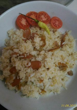 Foto resep Nasi Goreng Sosis Mentega