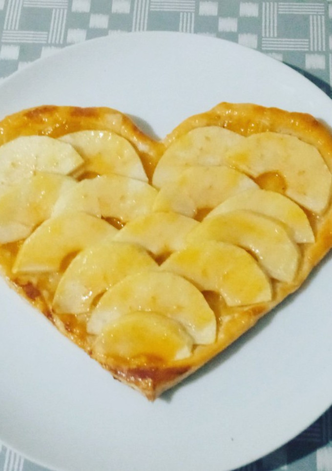 Una foto de Tarta de manzana con mermelada