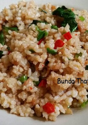 Foto resep Nasi goreng ikan asin kemangi