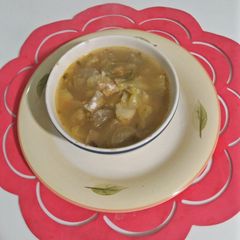 A picture of Vegetable soup.