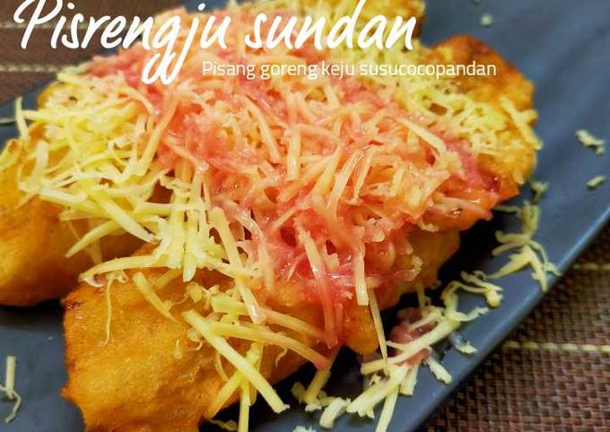 Pisang goreng keju susu cocopandan