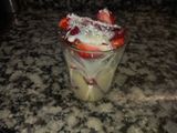 Postre de Frutillas y Leche Condensada