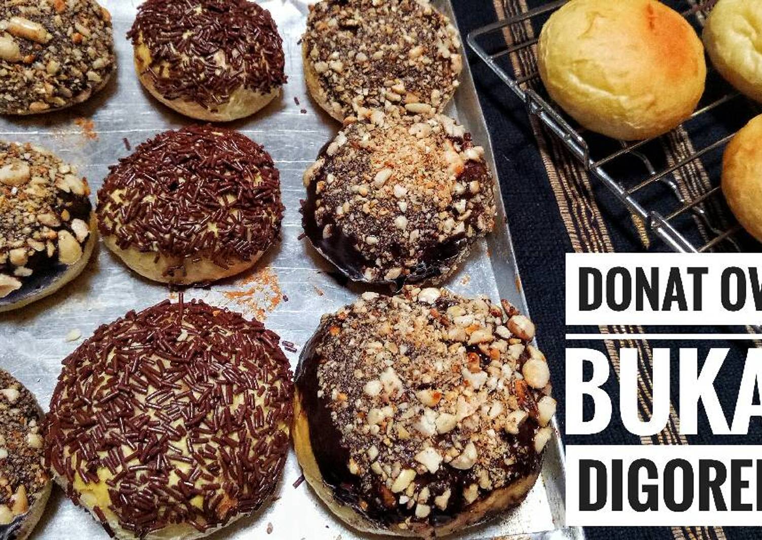 Resep DONAT OVEN (Adonan bisa digoreng atau dipanggang