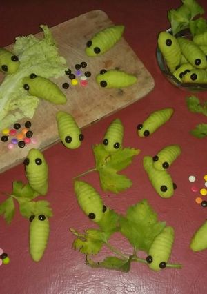Foto resep Caterpillars Cookies 🐛🐛