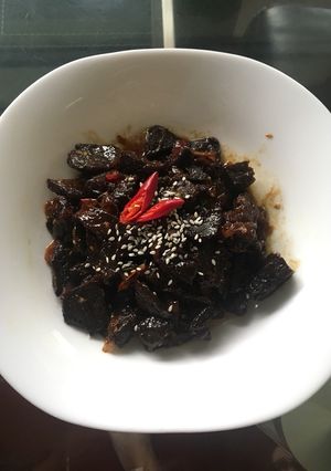 Foto resep Oseng paru pedas manis simple