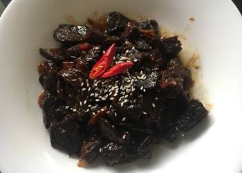 Masakan Unik Oseng paru pedas manis simple Enak Sempurna