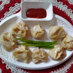A picture of Veg Momos.