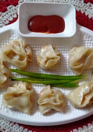 A picture of Veg Momos.