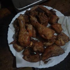 A picture of Kuku fried #authormarathon#.