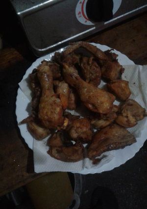 A picture of Kuku fried #authormarathon#.