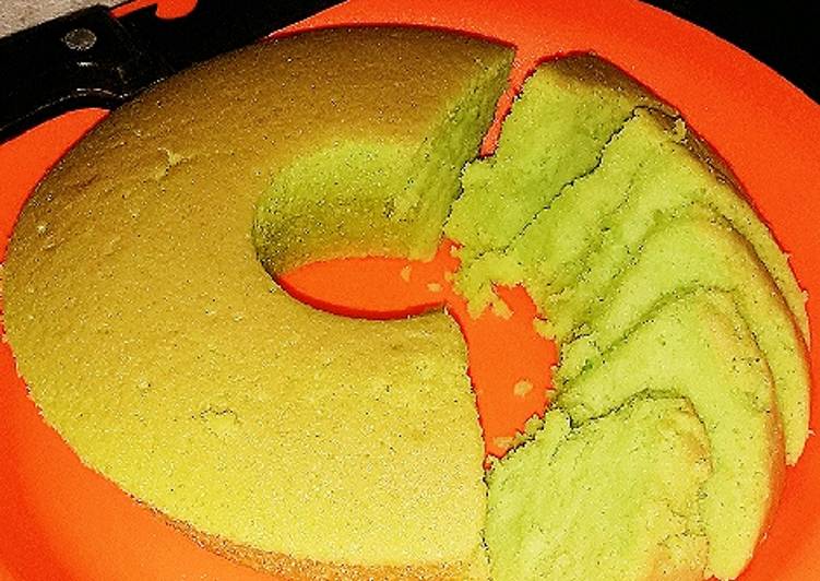 Resep: Bolu pandan panggang yang mudah