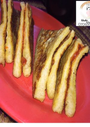 A picture of Fried bread hausa and English version recipe by Khabs kitchen.