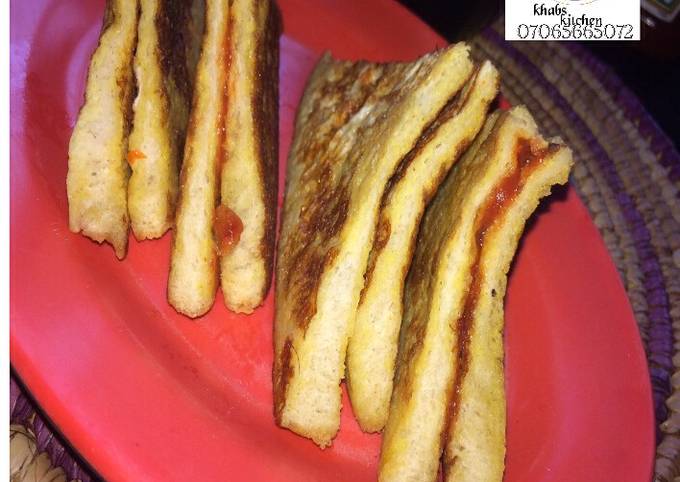 Recipe of Quick Fried bread hausa and English version recipe by Khabs kitchen