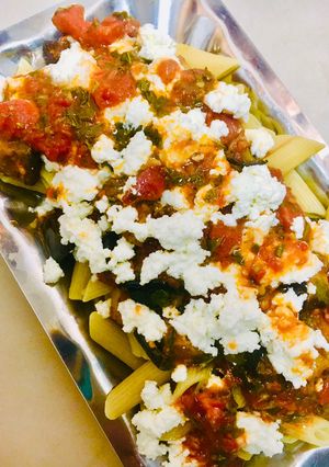 Una foto de PASTA 🥫🍝”ALLA NORMA”🥫🍝 🇮🇹🍆🇮🇹💯🇮🇹🍅🇮🇹😋🇮🇹🍝🇮🇹🥰