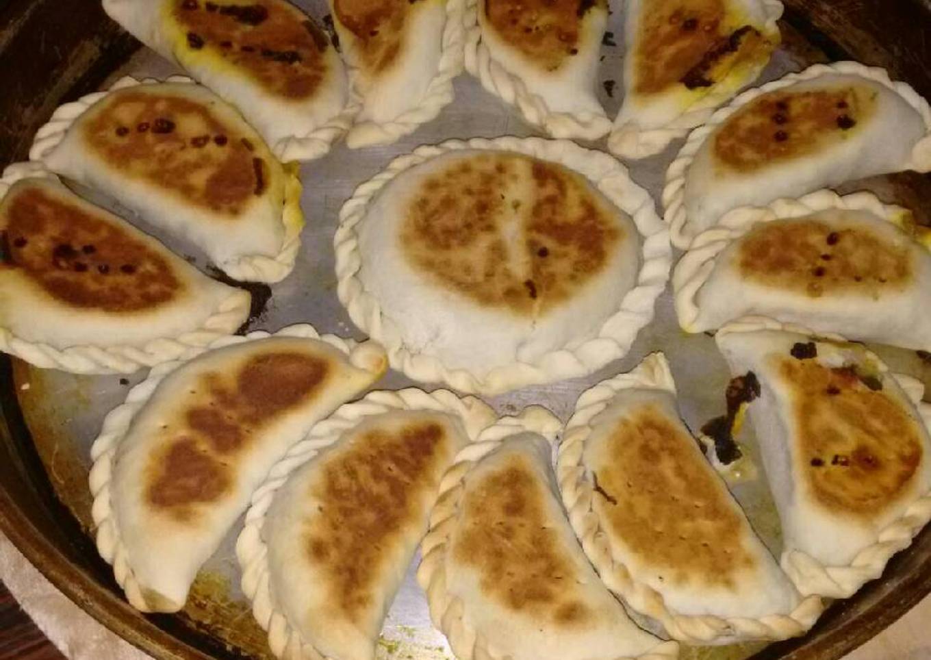 Empanadas de verdura y lentejas