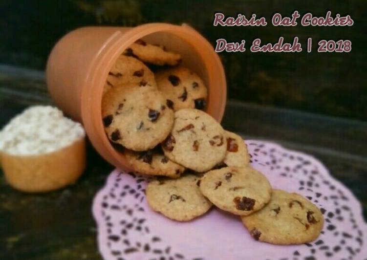 Raisin Oat Cookies 31.08.2018