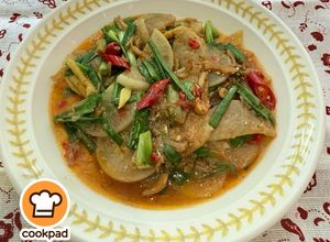 Gambar 👩‍🍳Tumis Lobak Putih Ikan bilis