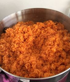 xôi gấc nước cốt dừa