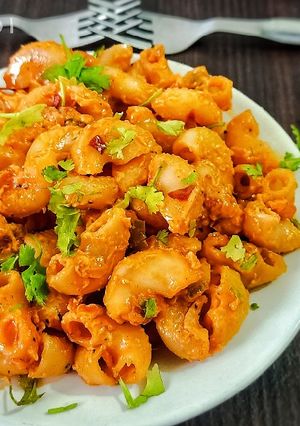 A picture of Mayo Pasta.