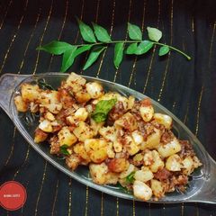 A picture of Jeera aloo.