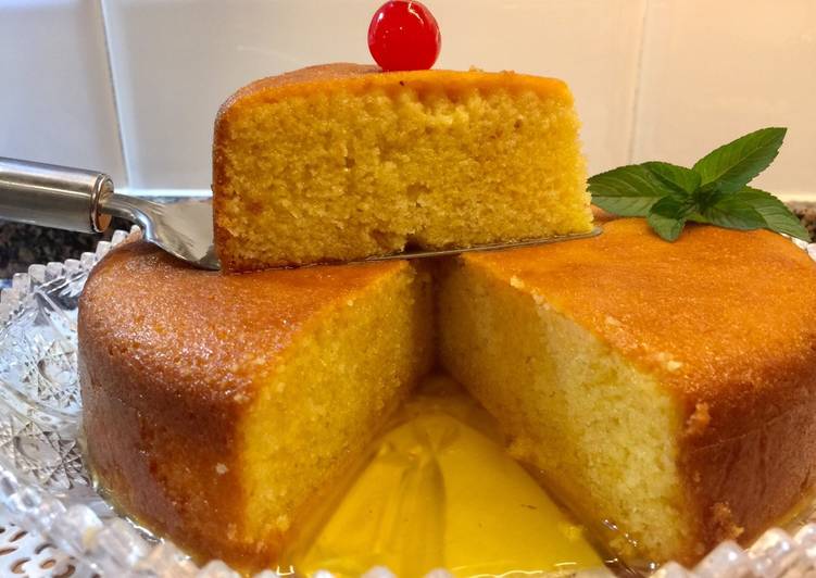 Pastel Libanés con licor de naranja, sin azucar