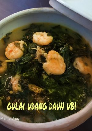 Foto resep Gulai udang daun ubi