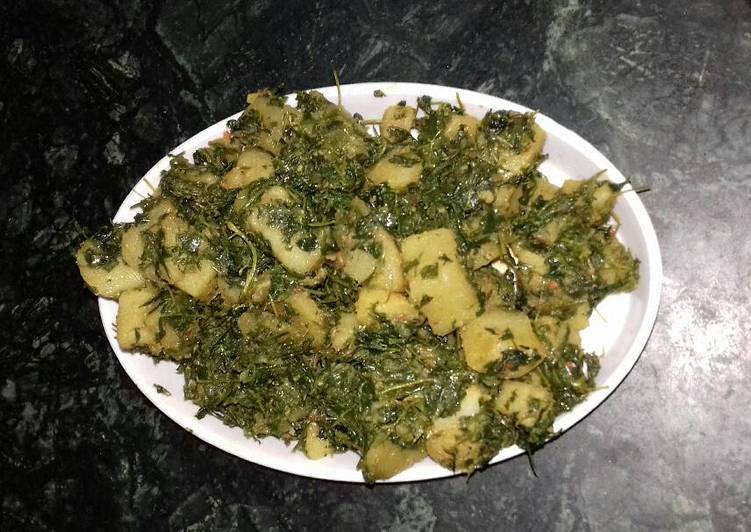 Recipe of Speedy Methi aloo ki sabji